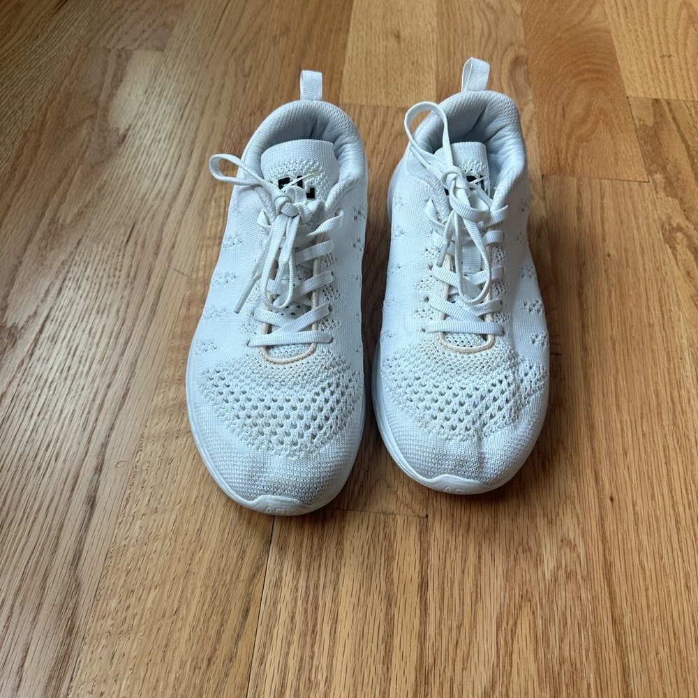 APL White Sneakers Lightweight Knit Design